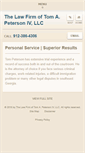 Mobile Screenshot of petersonfirm.net